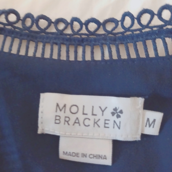 Navy Molly Bracken Dress - Size M - Picture 5 of 11